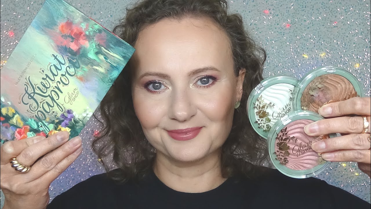 ❆ Glam-Shop❆ kolekcja KWIAT PAPROCI❆  swatche❆ makijaż❆ #glamshop #polskiemarki #makeup