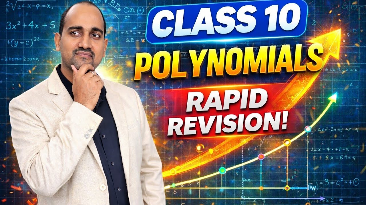 Polynomials Class 10 CBSE | Last Minute Revision | Board Exam Ready