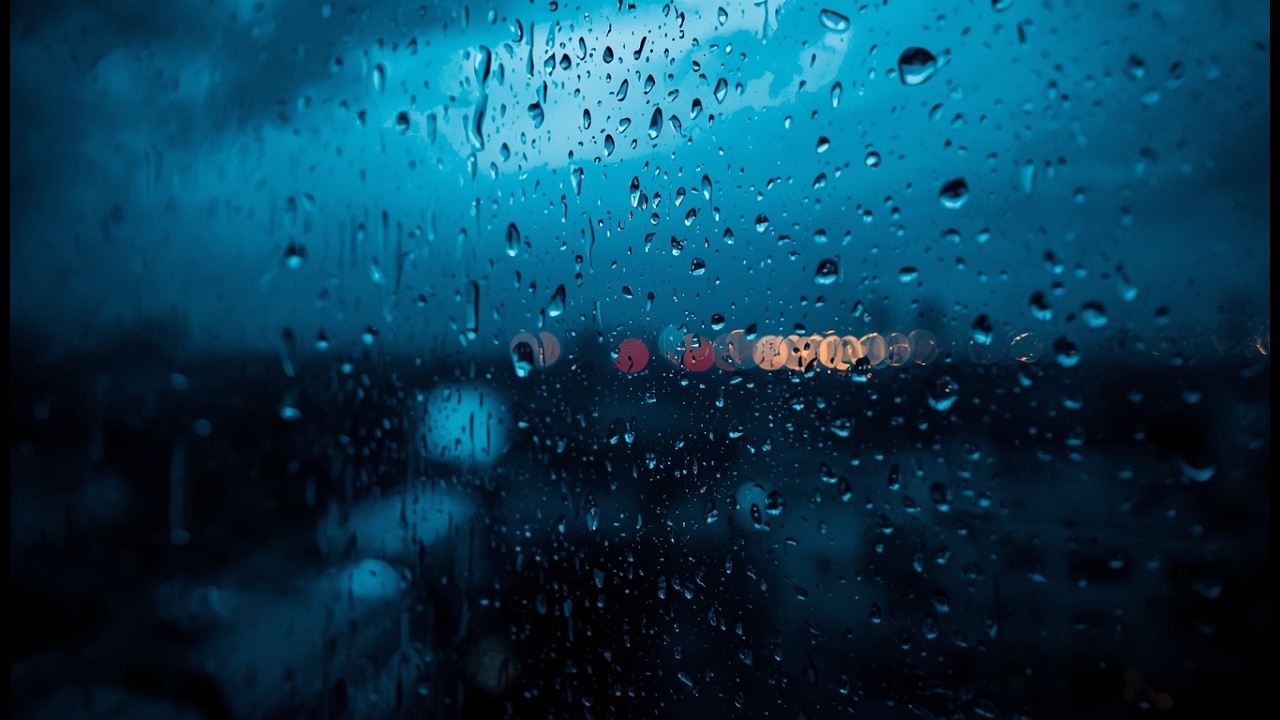 Rain Sounds on a Window | Deep Night Rain Ambience | 2 Hours | No Talking ASMR