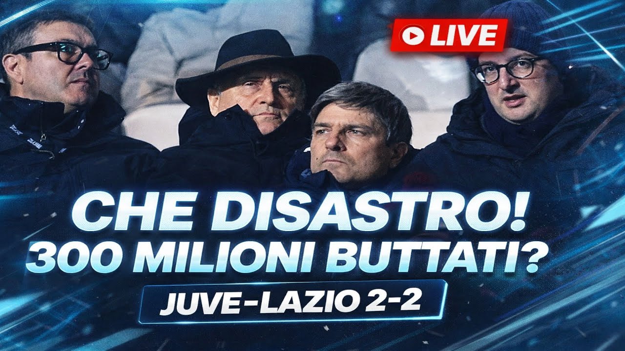 CHE DISASTRO! IL FAMOSO PARCO GIOCATORI da 300 MILIONI di EURO...POST JUVE LAZIO 2-2