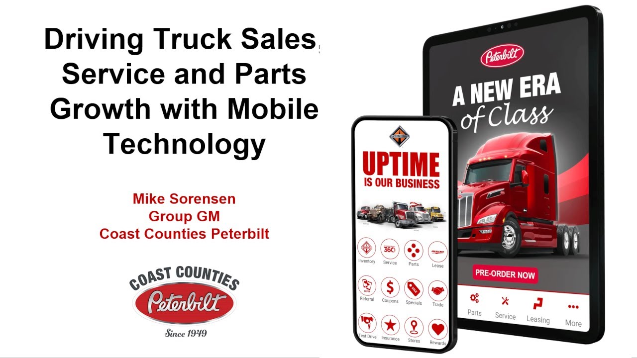 Driving Truck Sales, Service and Parts Growth with a Mobile Dealer App