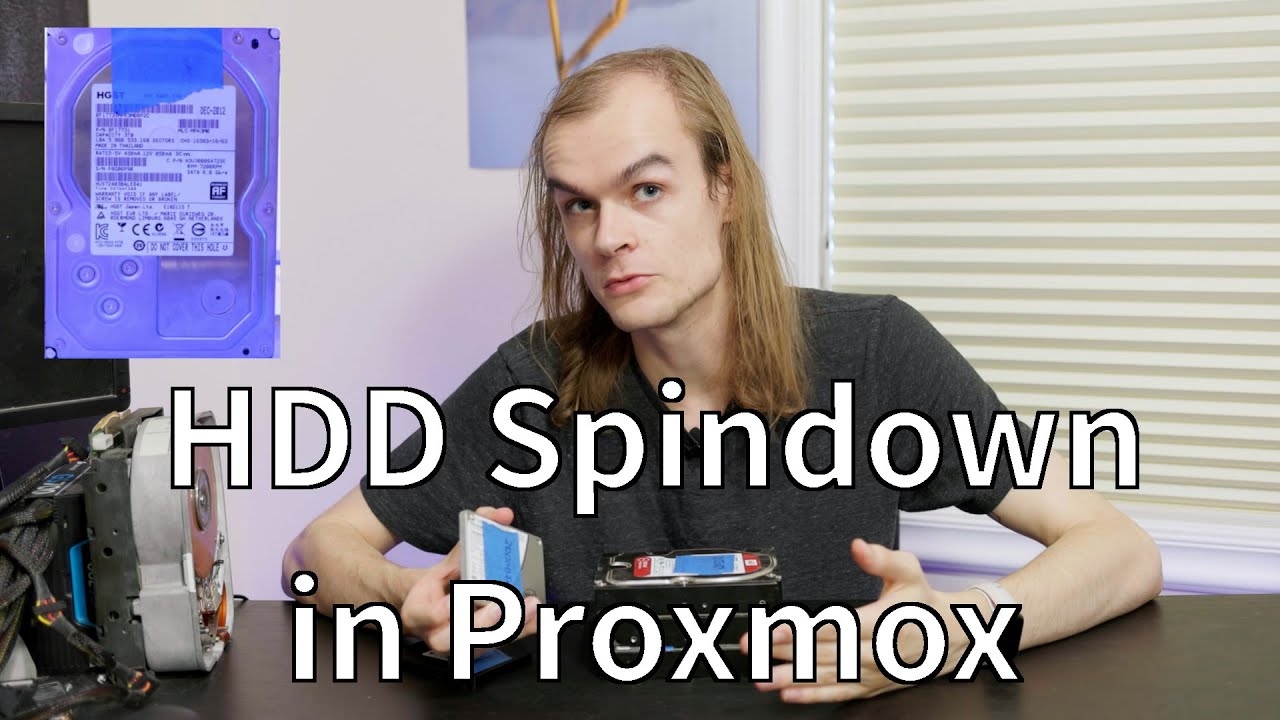 Как настроить замедление вращения жесткого диска в Proxmox VE