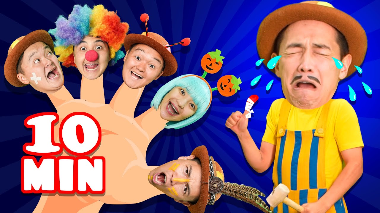 The Boo Boo Finger Family + More | Tigi Boo Kids Songs