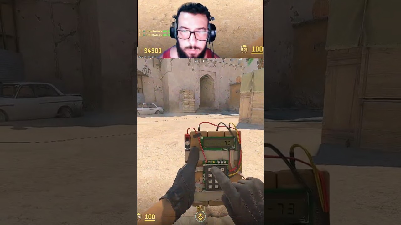 1 VS 5 TRAZENDO O CLUTH #cs2 #counterstrike #gaming #shorts