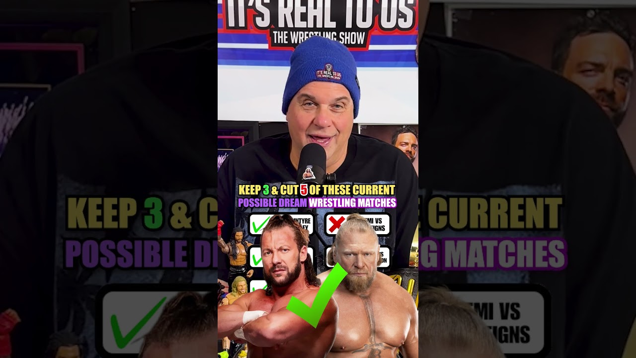 Оставьте 3 и отбросьте 5 из этих возможных &laquo;матчей мечты&raquo; в рестлинге #wwe #wwegames #prowrestling