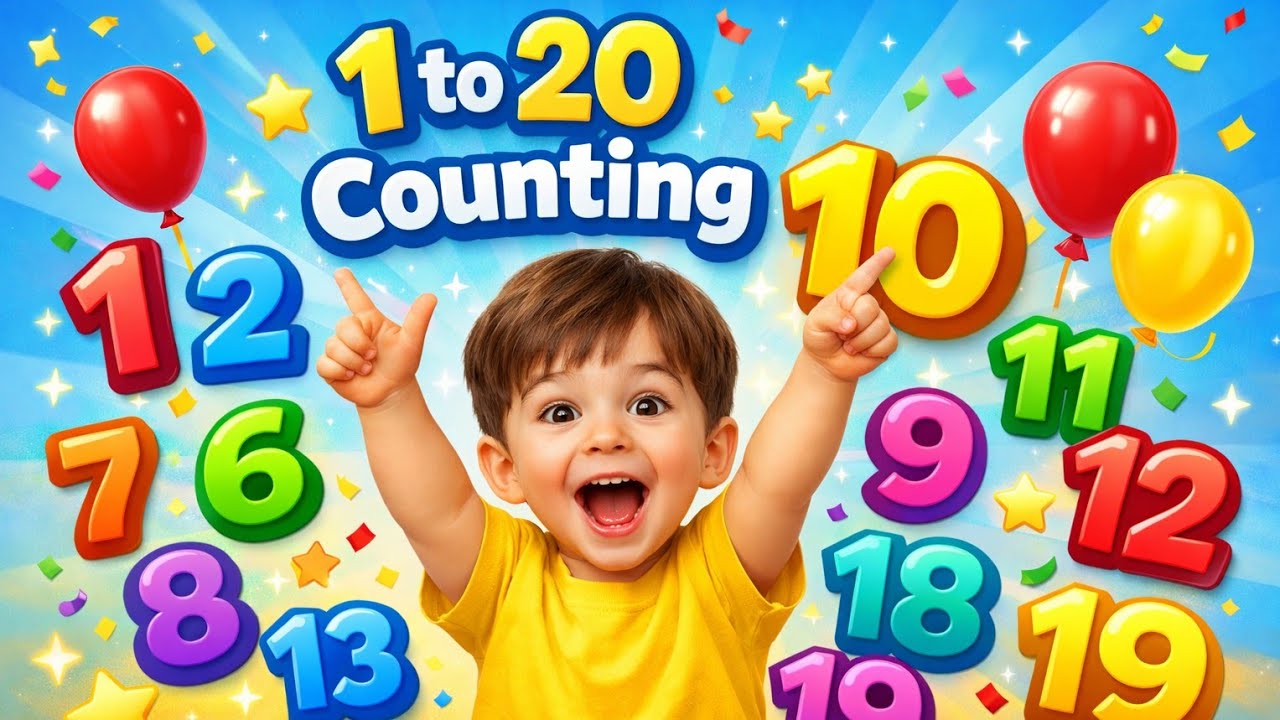 1 to 20 Counting | Counting 1 to 20 | Learn 123 | 123 Ginti