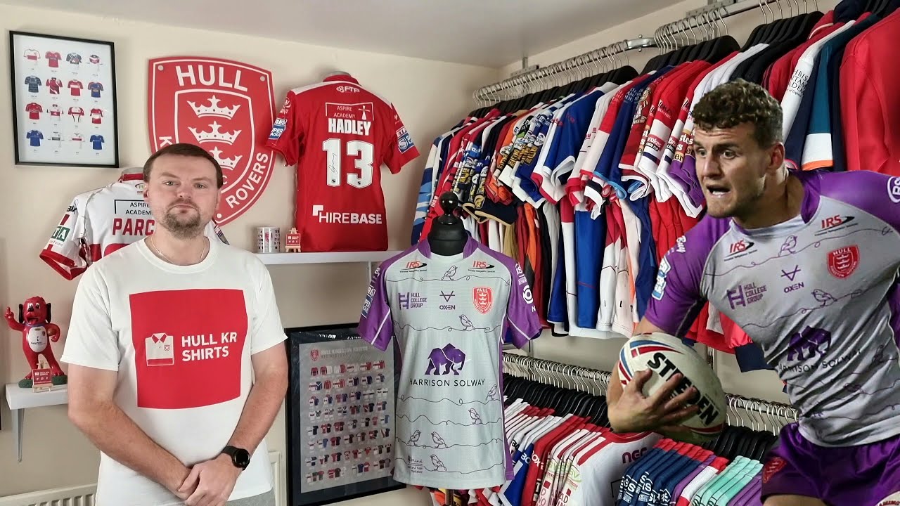 Hull KR Shirts - Talking Shirts Episode 51 (Hull Kingston Rovers) 2021 Third Shirt - George Lawler
