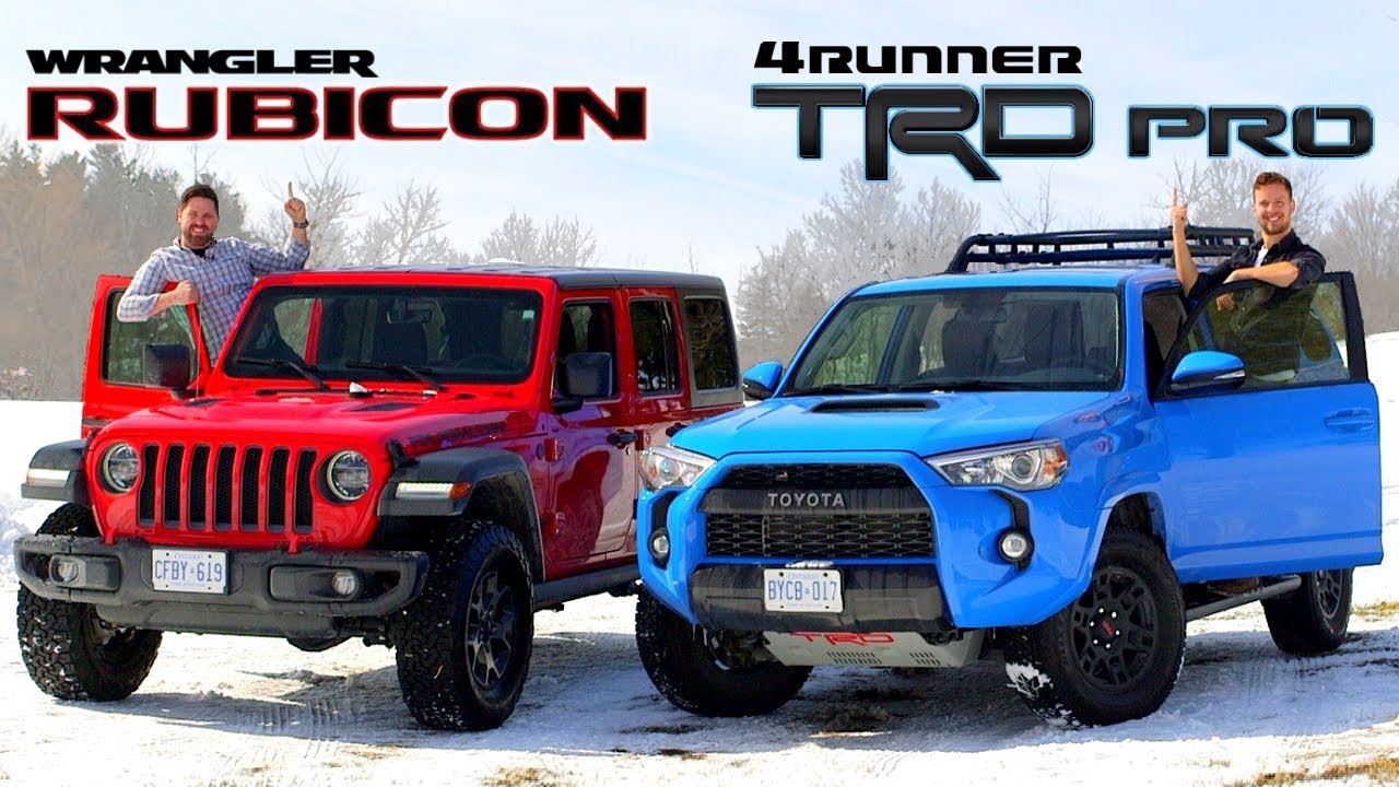 2019 Toyota 4Runner TRD Pro vs Jeep Wrangler Rubicon // Face-Off