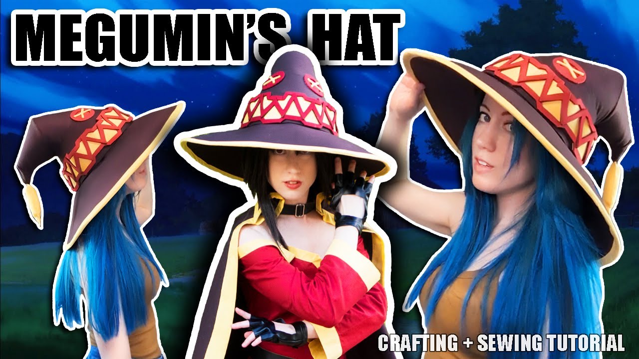 I made Megumin's Hat from KonoSuba | Cosplay Tutorial