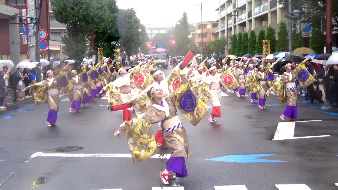 【4K】濱長 花神楽（第21回 ひのよさこい祭 /多摩平演舞場/2本目)