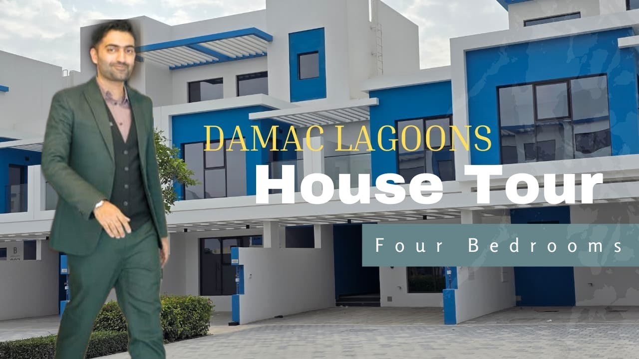 Damac Lagoons House Tour | First Look | Four Bedrooms Walkthrough