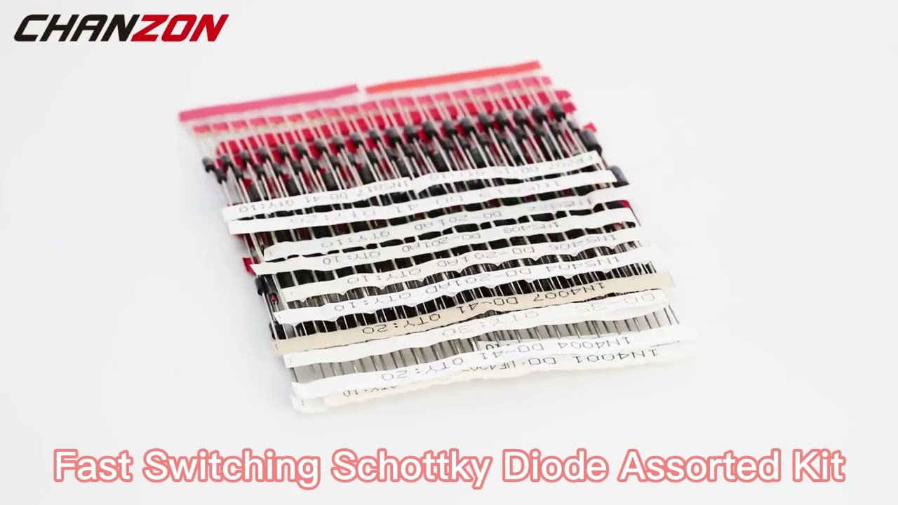 14 Values Fast Switching Schottky Diode Assorted Kit 1N4001 1N4004
