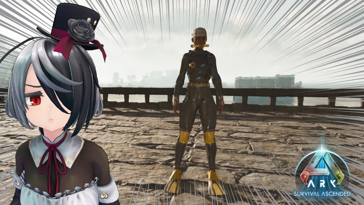【ARK/ASA】再び恐怖の深海へ挑む！真珠、黒真珠集める！#42【新人VTuber 田中ナナ(仮)】