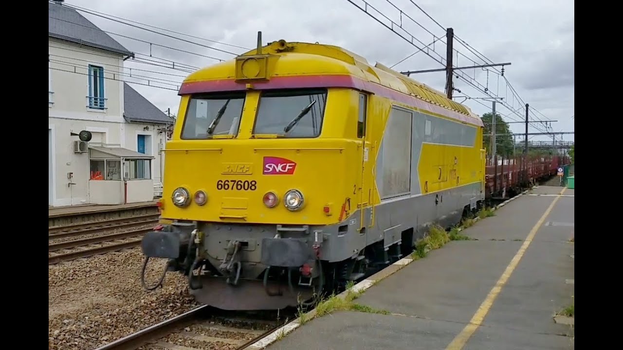 Trains INTERCITES TER FRET et INFRA Gare d'ANGERVILLE