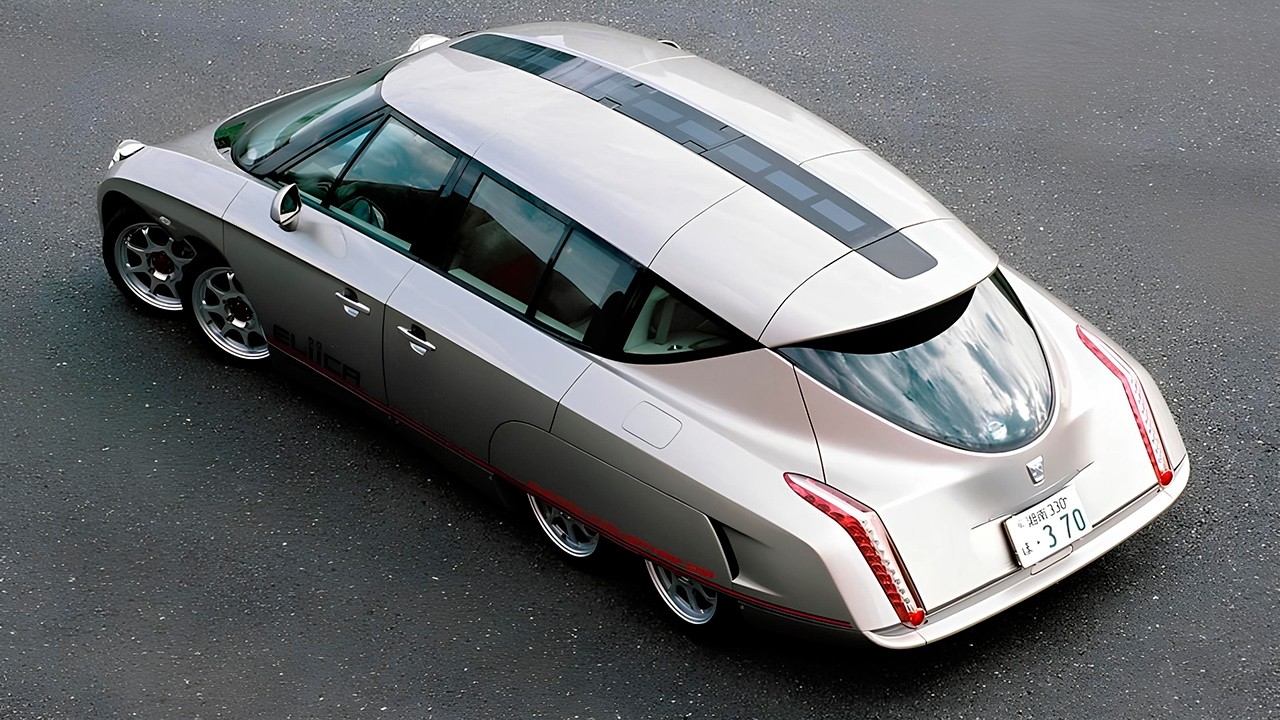 Eliica: The 8-Wheeled Speed Machine That Out-Accelerates a Porsche 🏎️💨