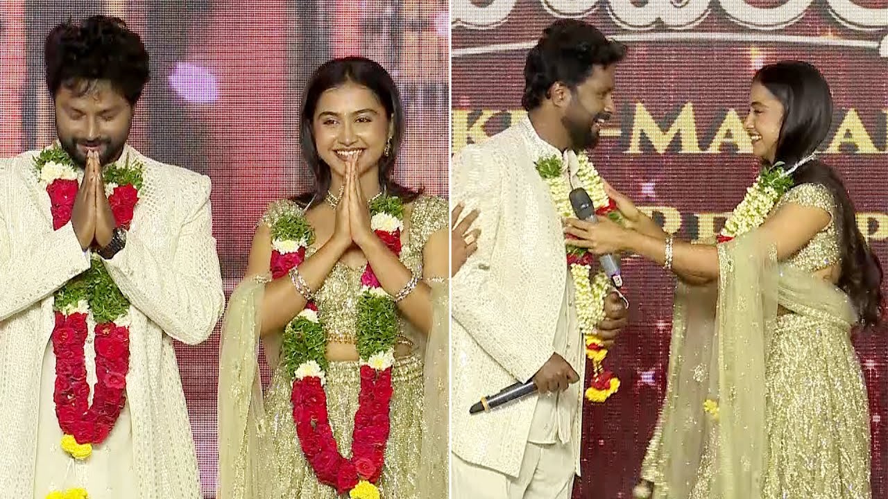 Anchor Pradeep , Nirupam & Other Star Maa Stars At Chakri weds Mahalakshmi Wedding Reception Event