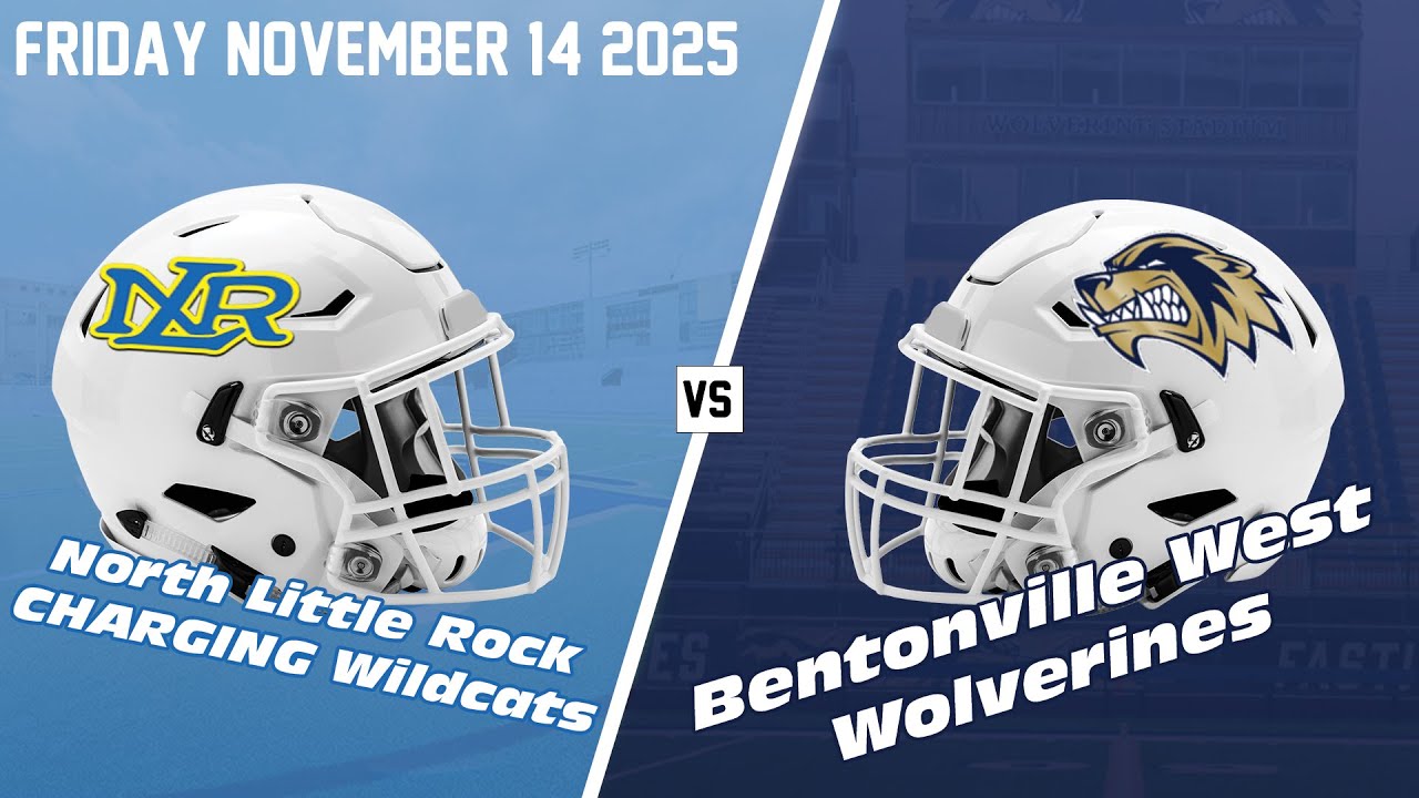FOOTBALL West Wolverines vs. North Little Rock Charging Wildcats Friday, , November 14,  2025