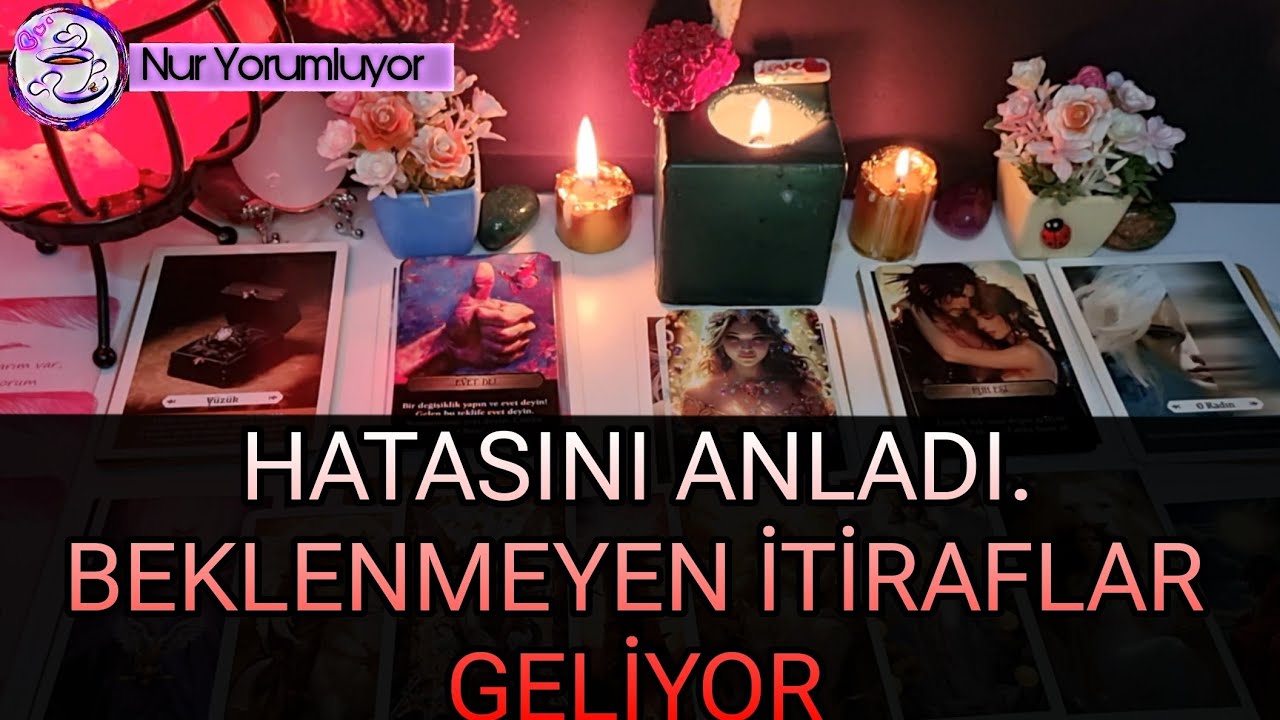 AKLINDAKİ KİŞİ ❗❗ HATASINI ANLADI. BEKLENMEDİK İTİRAFLAR GELİYOR #tarotfalı #keşfet