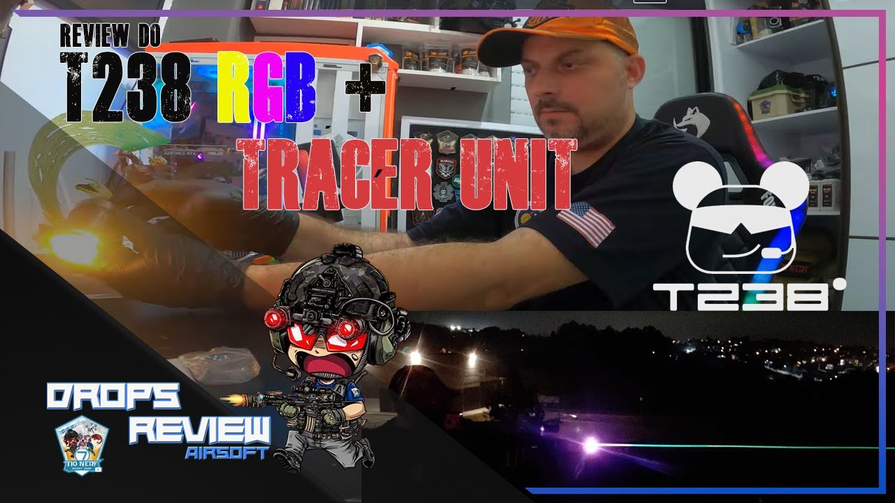T238 RGB TRACER UNIT | Drops Review | TIO NERF