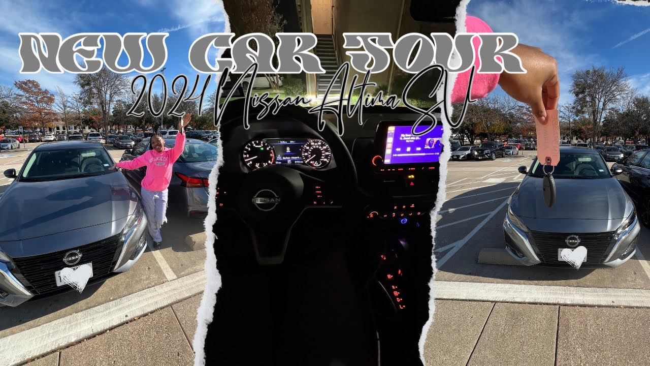I GOT A NEW CAR + CAR TOUR | 2024 Nissan Altima SV | AMAYA NICOLE