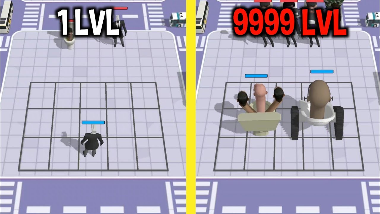 MAX LEVEL in Merge Sink Kamera Battle Game New Update