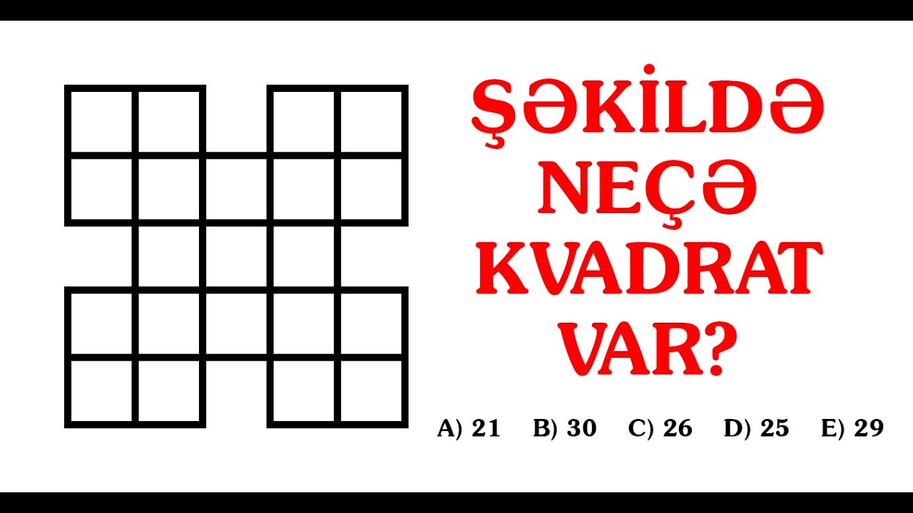 Məntiq dərsləri. Fiqur test məsələ #3. Asan İzah.