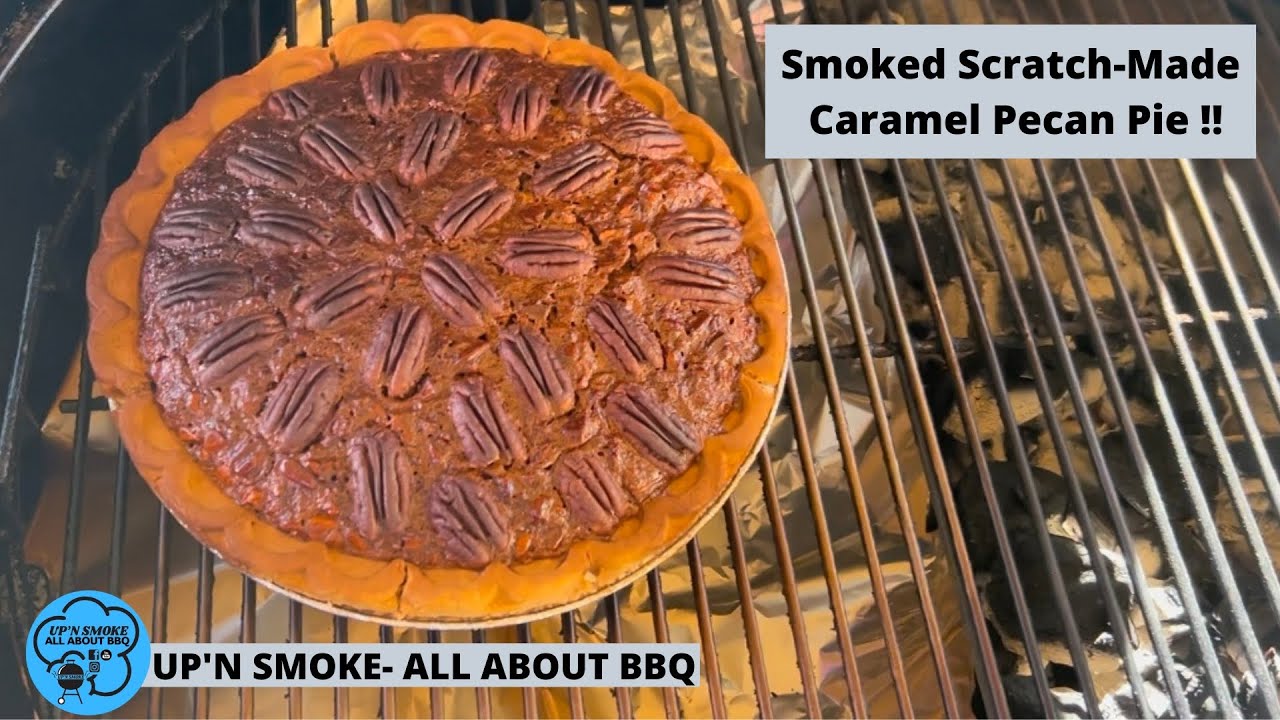 Smoked Caramel Pecan Pie