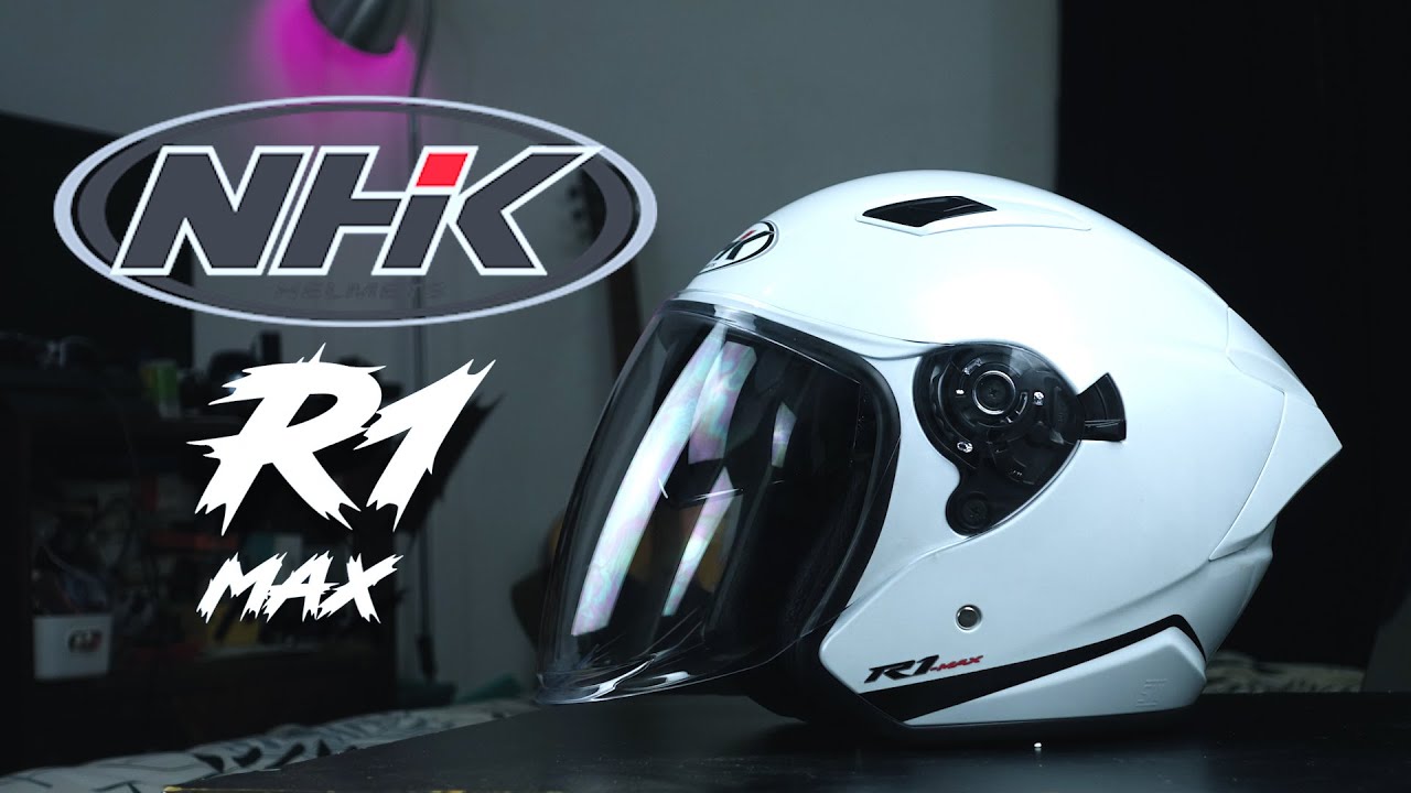 UNBOXING DAN REVIEW NHK R1 MAX | HELM HALF FACE NHK