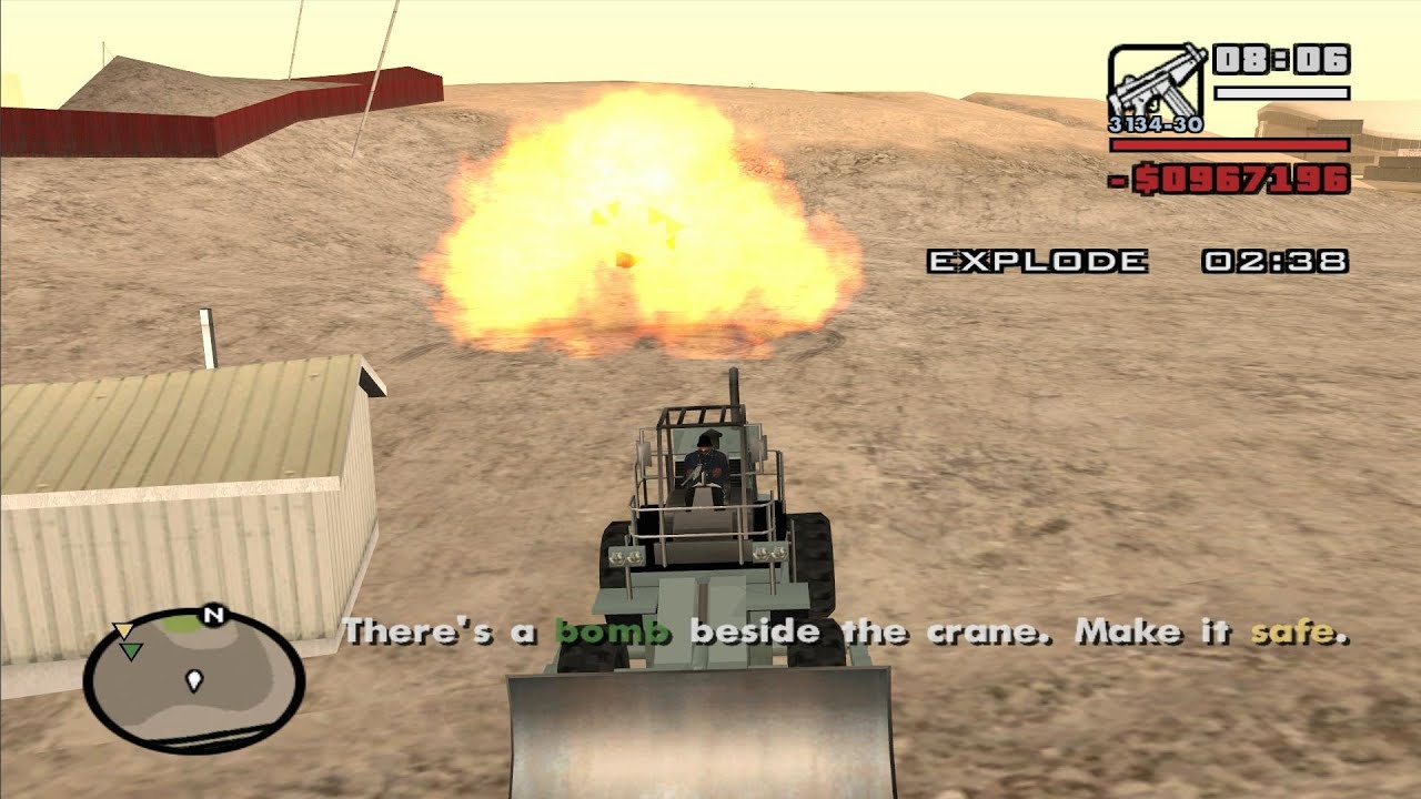 Quarry mission 2 with no money - GTA San Andreas