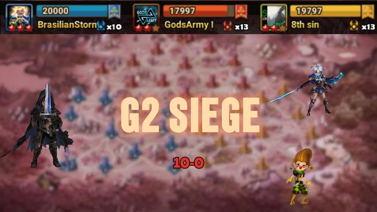 G2 SIEGE EU - Penúltima Siege | BrasilianStorm vs GodsArmy I vs 8th sin