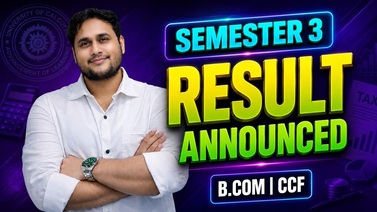 Semester 3 CCF/CBCS Result Date Announced || All The Best Dosto 