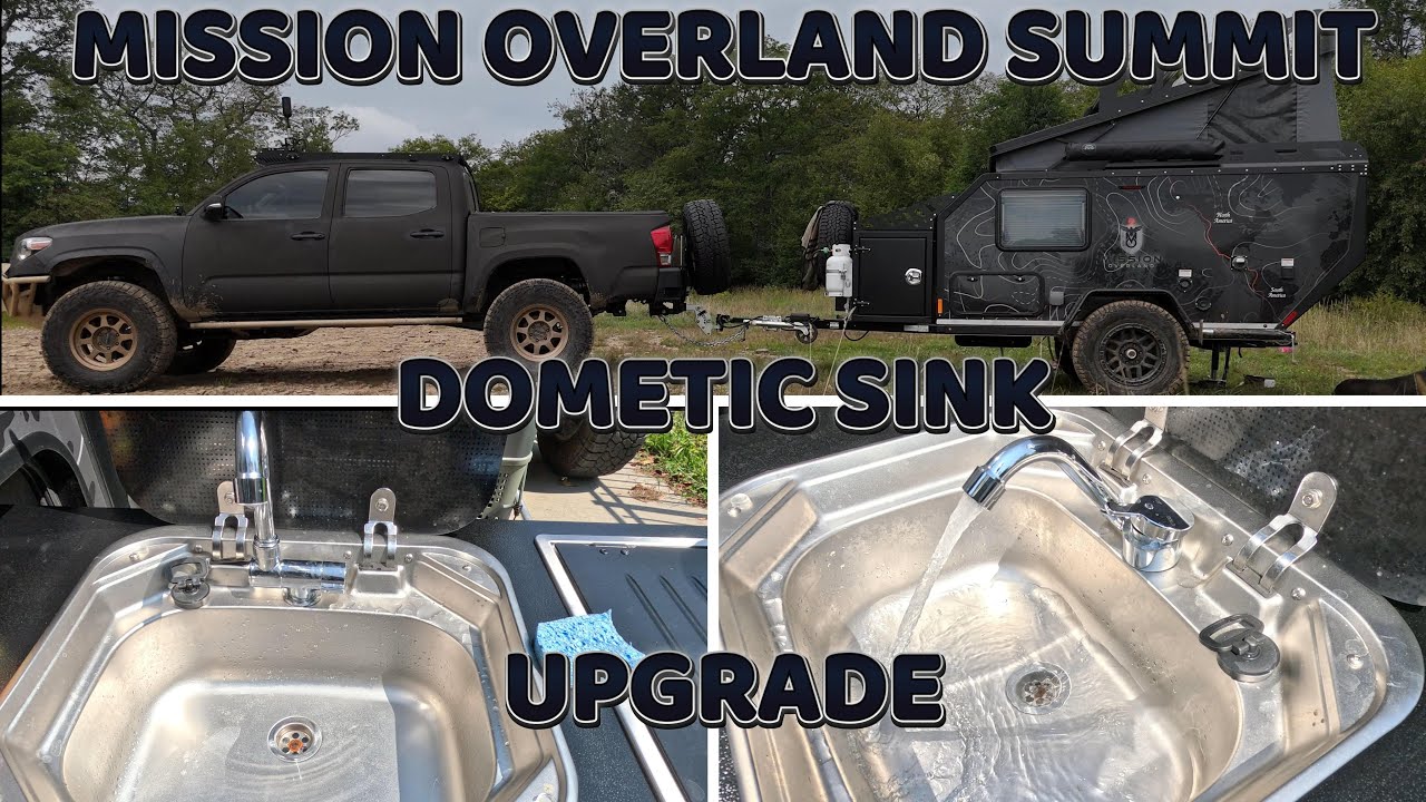 Dometic Square Sink Faucet Upgrade | Mission Overland Summit Trailer