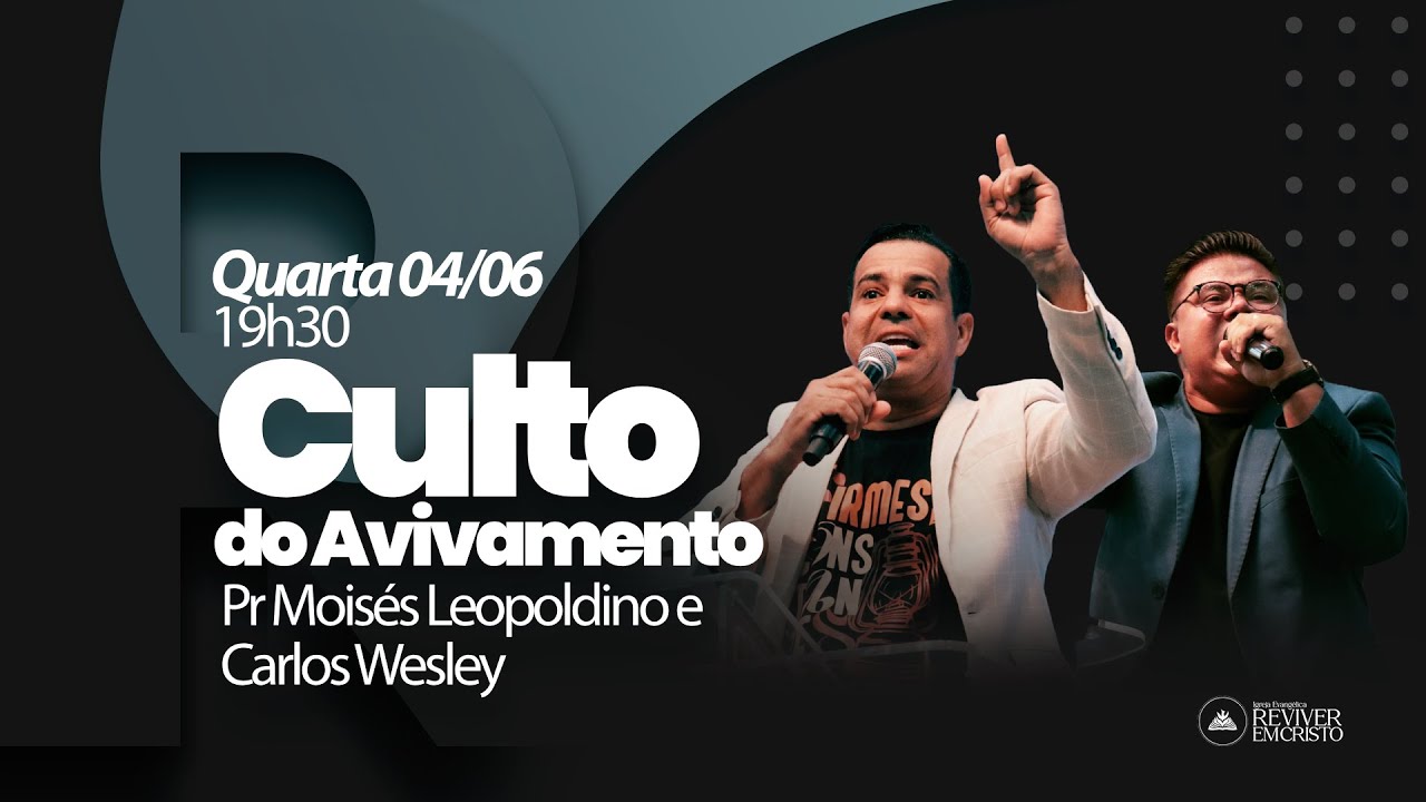 🔴 LIVE | CULTO DO AVIVAMENTO | PR. MOISÉS LEOPOLDINO | REC ALAGOAS | 04/06/2025