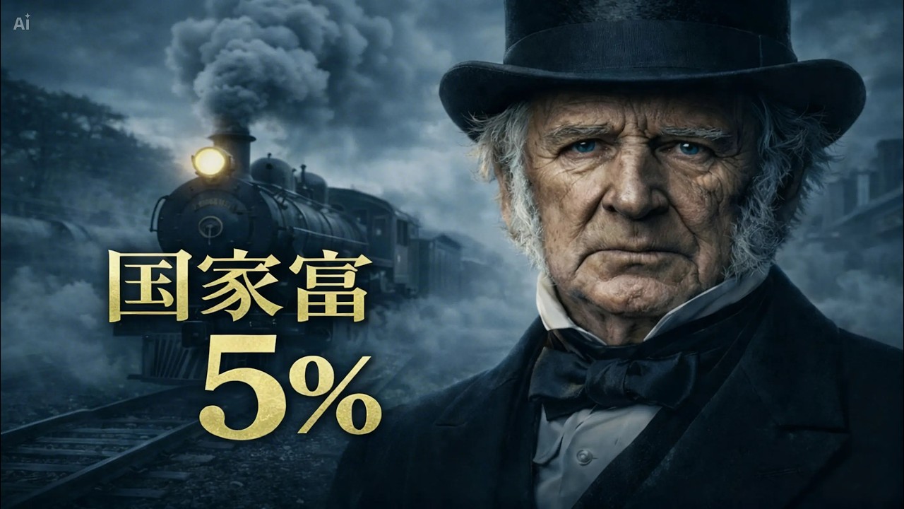 国家の富5%を動かした男鉄道王ヴァンダービルトの時代