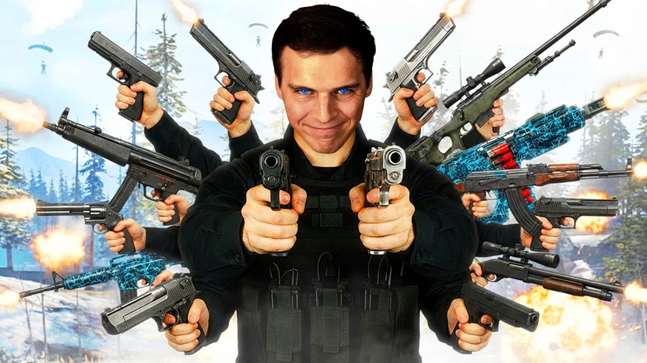 В одной игре Warzone я сделал по одному убийству из каждого оружия.