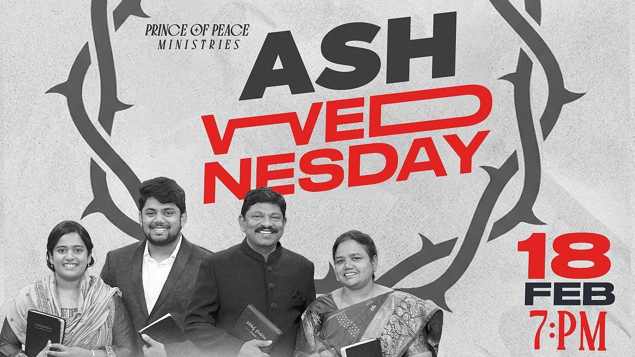 🔴ASH WEDNESDAY SERVICE🔴FEBRUARY 18th 2026🔴#PPMOfficial #Yesuraju #Shanthi #HanokRaj #adbuthashunemi