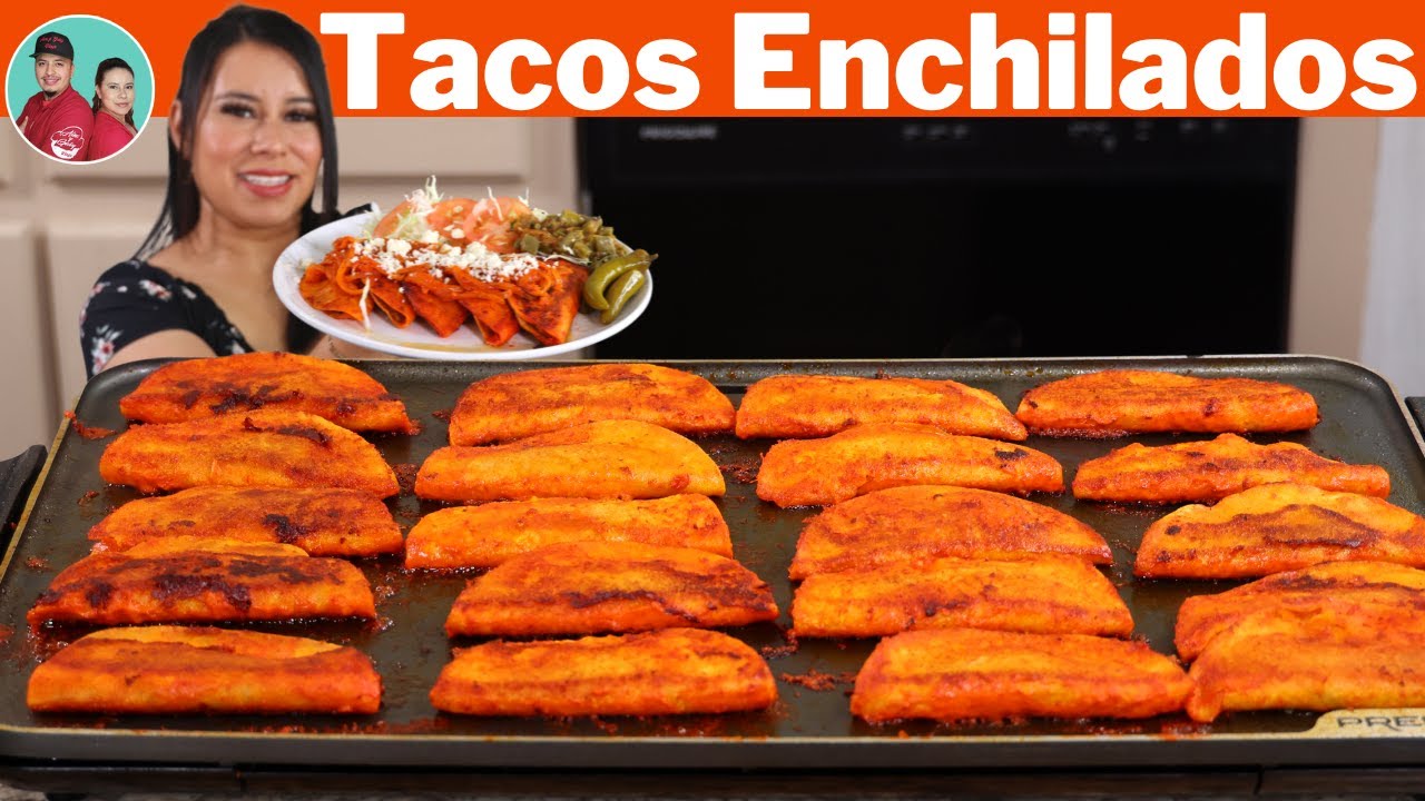 Tacos Enchilados de Frijoles con Chorizo y Cebolla Adobada | Receta Sencilla llena de sabor