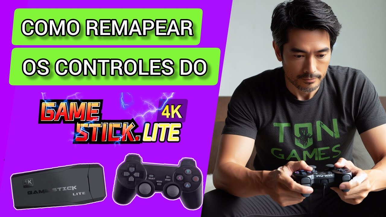 COMO CONFIGURAR OS CONTROLES DO GAME STICK 4K LITE?⚠️LEIA NA DESCRIÇÃO AS VERSÕES QUE DÁ CERTO!