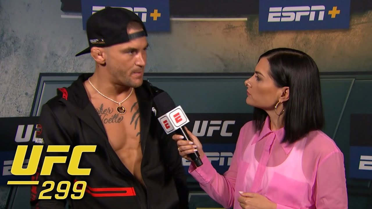 Dustin Poirier says UFC 299 fight has been all about ‘discipline’ | ESPN MMA