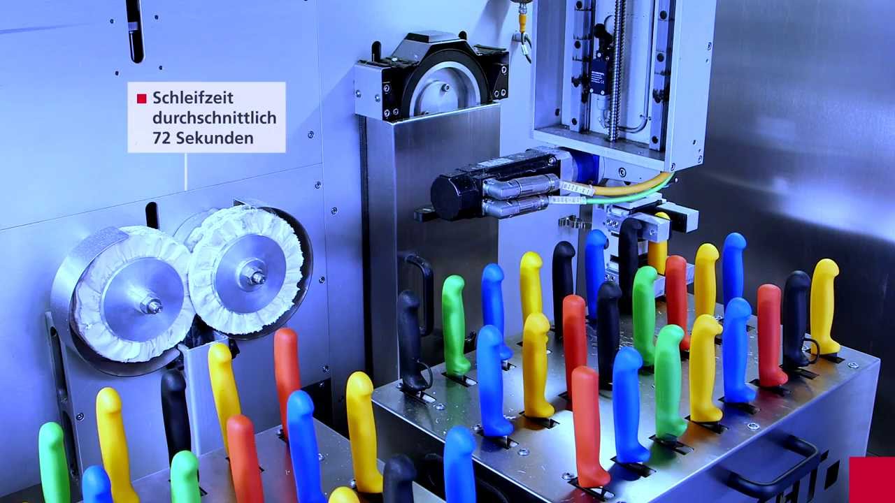 Vollautomatische Handmesser-Schleifmaschine E 50 (2013)