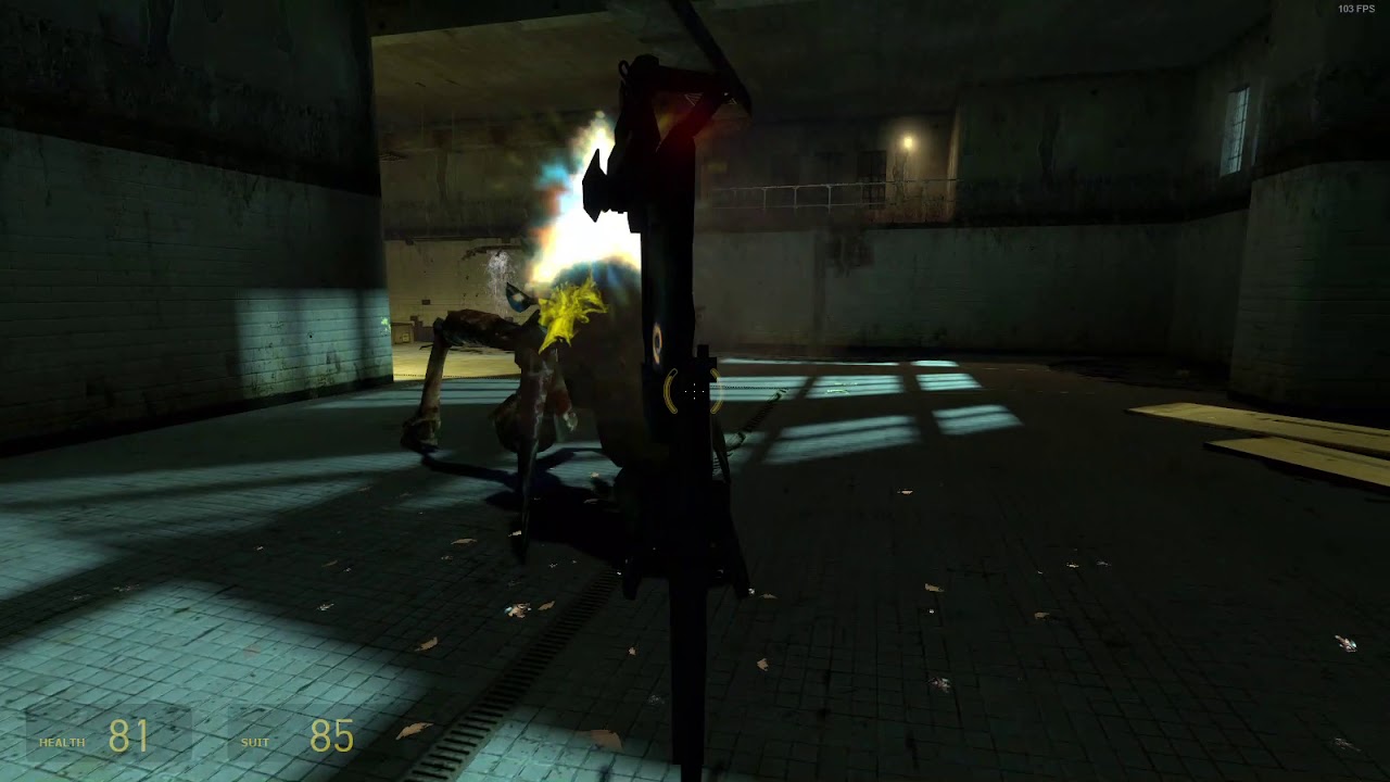 Half-Life 2 Gun Turret vs Antlion Guard
