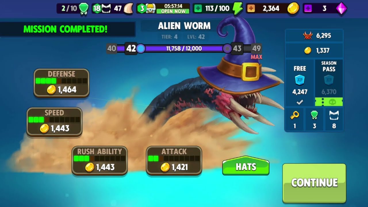 Pro tips in death worm game