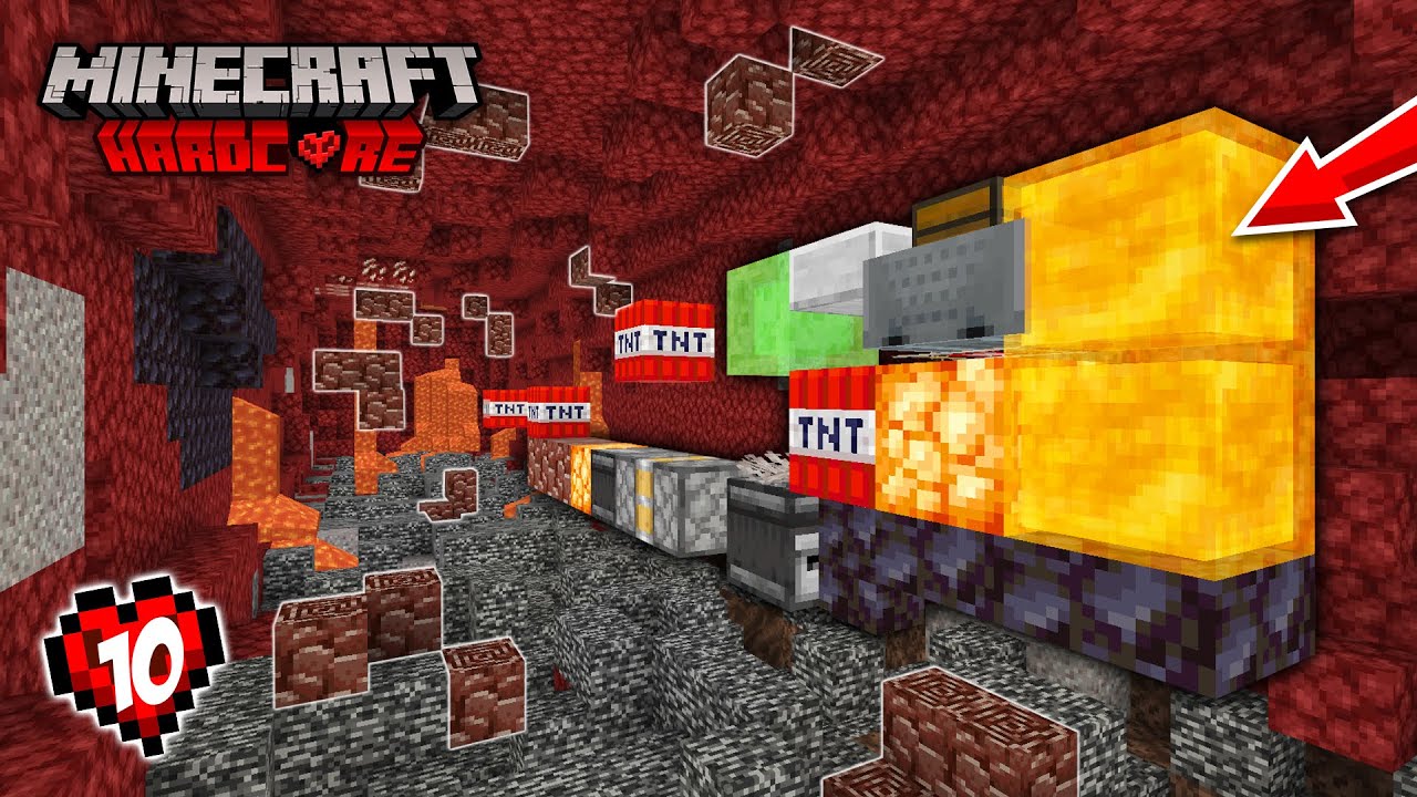 J'ai construit la FOREUSE à NETHERITE ULTIME en Hardcore ! | Minecraft Hardcore 1.20 | Ep 10