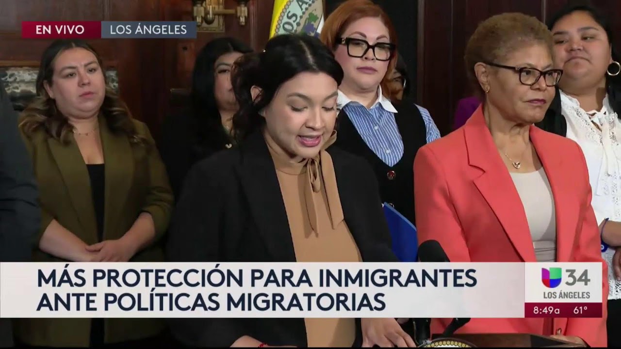 🔴 #EnVivo | Nueva directiva para proteger a inmigrantes en Los Ángeles de las redadas de ICE