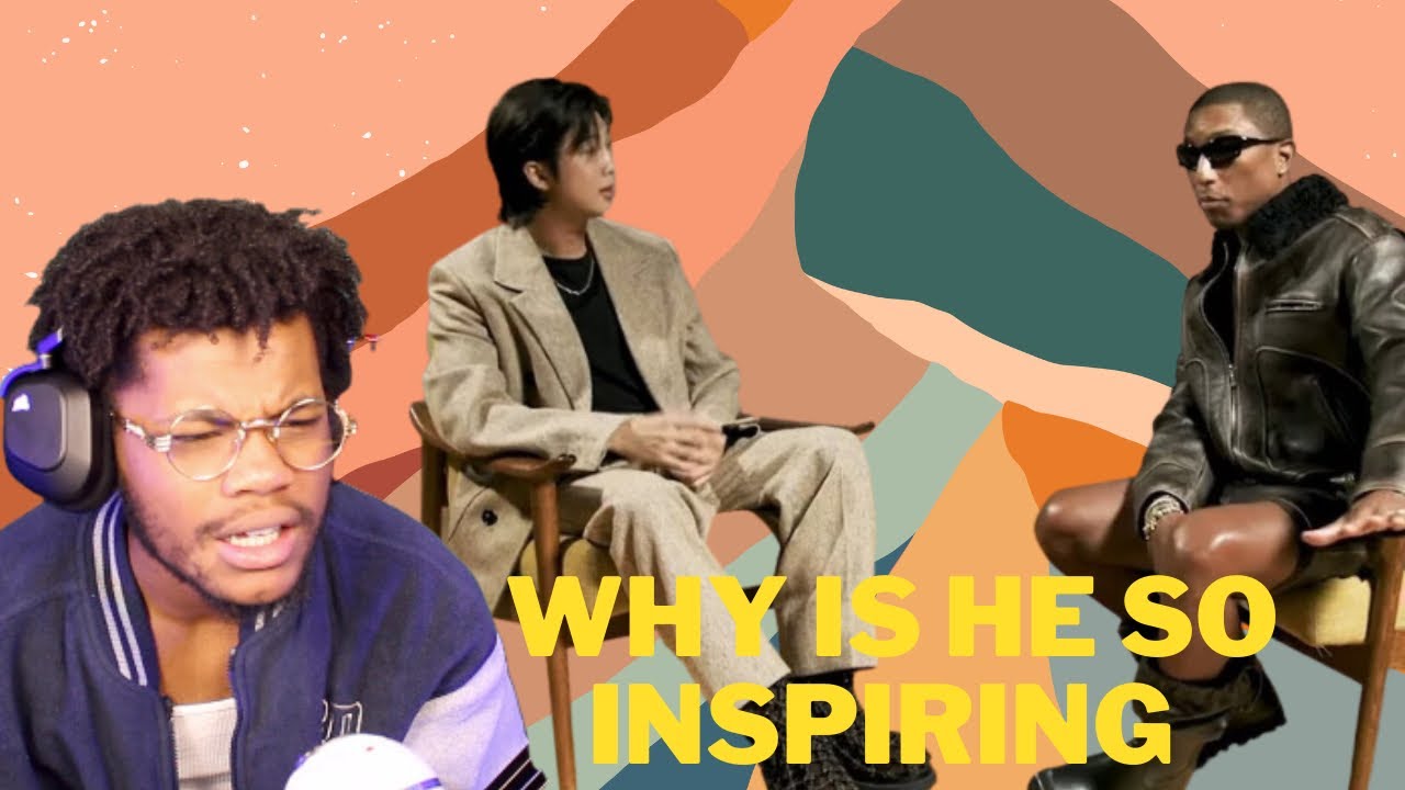 Tribe Loui “Eavesdrops” On a Convo Between RM and Pharrell + Indigo Magazine 🎞 Reaction