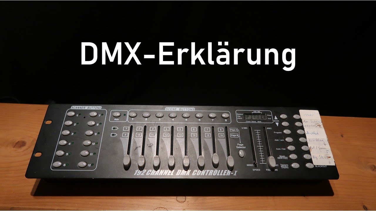 Wie erstelle ich eine Lichtshow mit DMX? - DMX-Erklärvideo - DJ Tipps