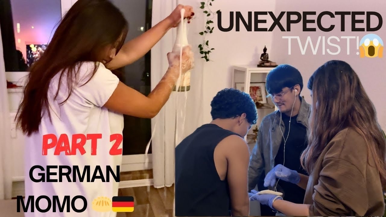 Unexpected twist while making MOMO 😱🥟🇩🇪 ! Party gone wrong. GERMANY 🇩🇪