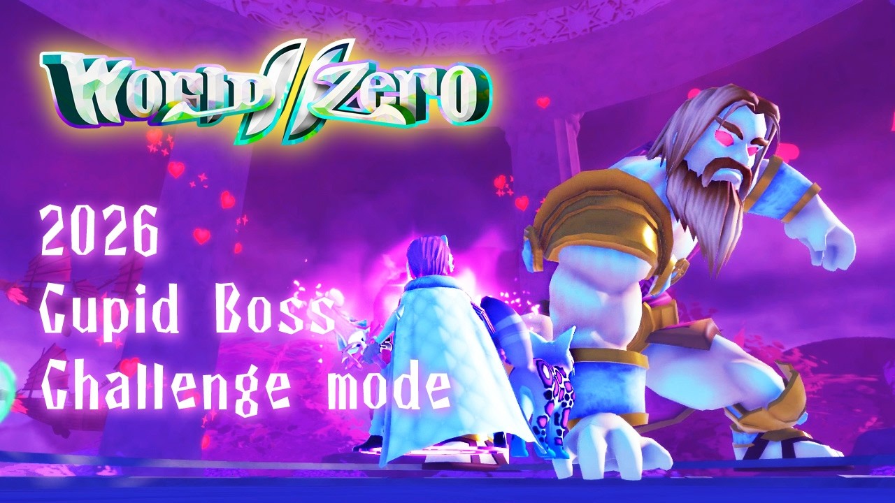 【World//Zero】イベントボス「Cupid, God of Love」のチャレンジモードを新クラス「Starbreaker」でソロプレイ！（ロブロックス/ワールドゼロ）