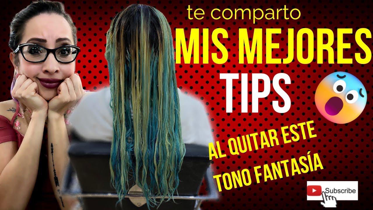 Situación REAL, quiso quitar el color azul y te comparto como lo hice