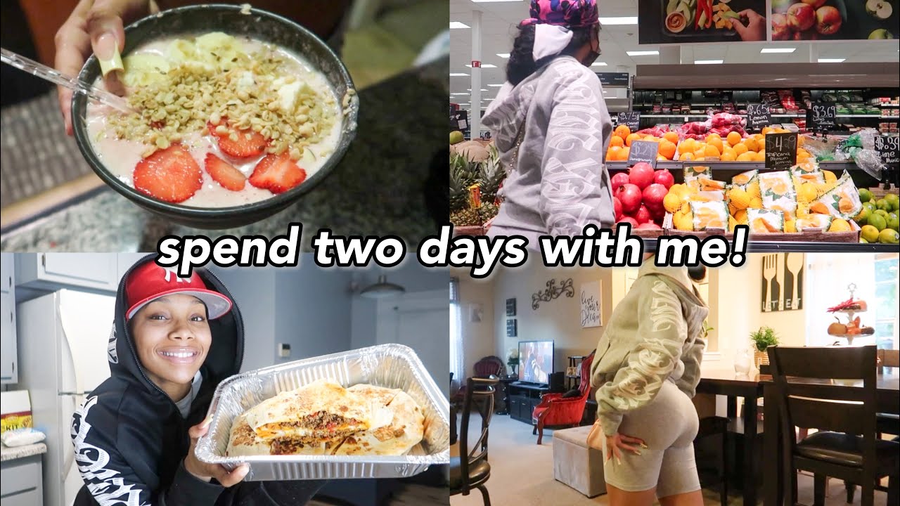 VLOG: SPEND TWO DAYS WITH ME! (homemade acai bowl,taco tuesday w/  bff, target runs,etc..)